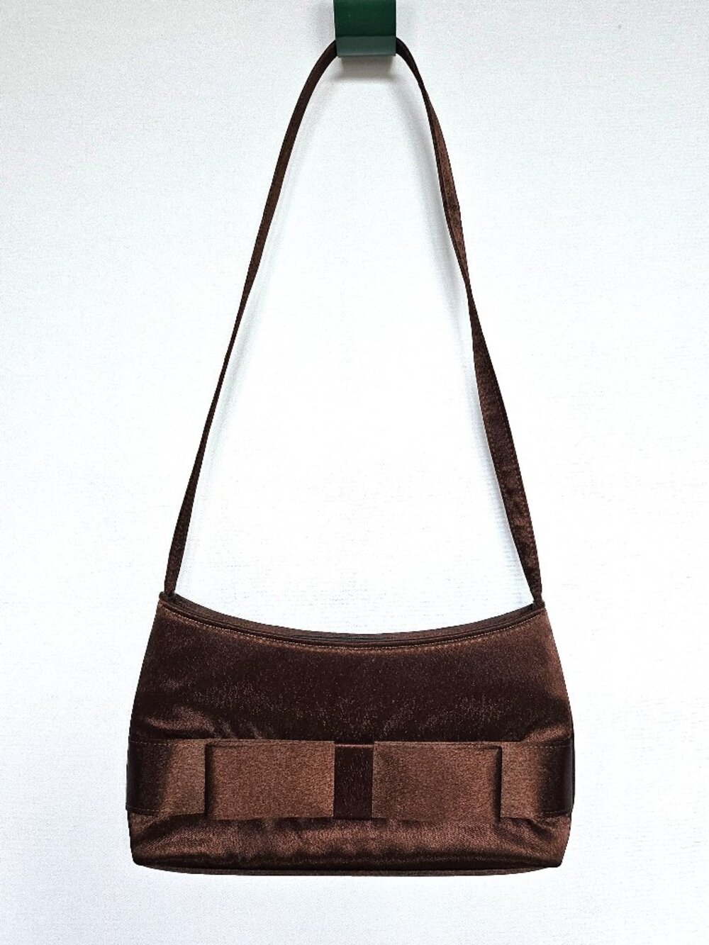 Claire’s Satin Bow Mini Bag | Brown Formal Evening Purse